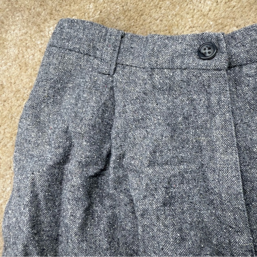 Liz Claiborne Women’s Work Pants Size 6 Gray Wool Pleated